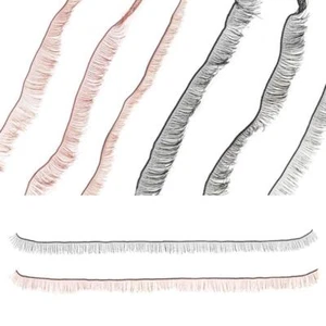 Pestañas pequeñas de 4 mm ÚNICAS EN SU CLASE de arcilla polimérica muñeca pestañas colores múltiples bonitas - Imagen 1 de 14