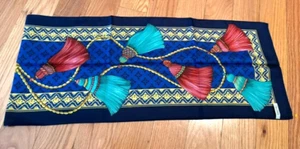 Schal bunt, festlich, Polyester, neu 54 x 11 leicht und toll als Akzent - Bild 1 von 4