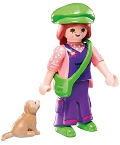 Playmobil Rosa Serie 7 Fi?ures Minifigura Figura 5538 Perro Cuidador Paseador - Imagen 1 de 2