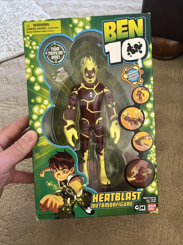 Ben 10 Heatblast Metamorfigure Flashlight Figure Bandai 27251 2006 - NEW Cover
