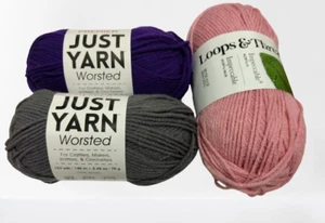 Acrylic Crochet Yarn 3 Pack - Picture 1 of 5