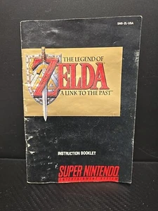 SNES Legend of Zelda: A Link to the Past Super Nintendo Instruction Manual ONLY - Picture 1 of 8