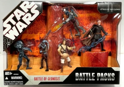 STAR WARS 30th ANNIV. BATTLE PACK, BATTLE OF GEONOSIS ACTION FIGURES NEW - Image 1 of 4