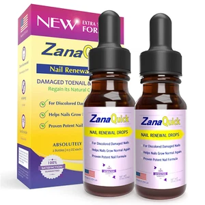 Zanaquick Toenail Treatment Drops - 2 Pack - Extra Strength Nail Repair Solution - Picture 1 of 7