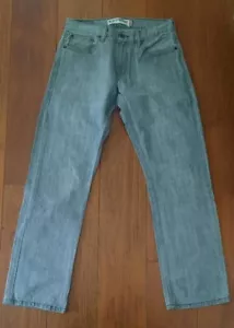 Jeans Levi's 514 Gris Pierna Recta W30 L30 - Excelente Estado - Imagen 1 de 13