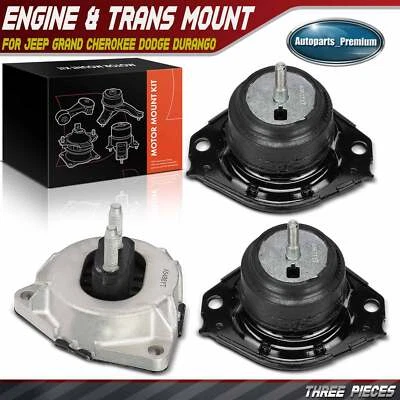 3x Engine Motor Mount & Transmission Mount for Jeep Grand Cherokee Dodge Durango - Image 1 of 4