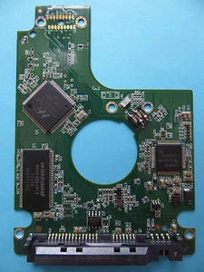 Carte de circuit imprimé Western Digital WD2500BEVT-22A23T0 / HHMTJHB / 2060-771672-004 REV A - Photo 1/1