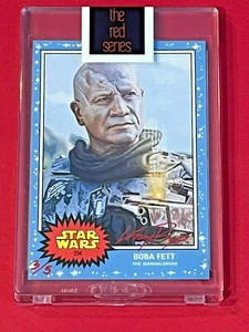 2020 Topps Star Wars Living Set "The Red Series" Artist AUTO #234 BOBA FETT #3/5 - Picture 1 of 2