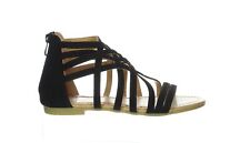 Journee Collection Womens Hanni Black Sandals Size 6 (2007694)