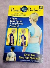 Royal Posture Corrector SM/Med Women/ Men Energizing Back and Spine Support NIB