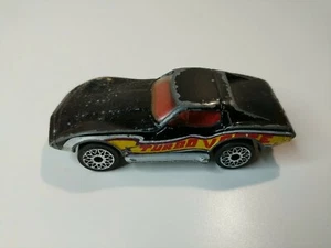 Matchbox Superfast Chevrolet Corvette Turbo Vette Black 1979 Macau Loose - Picture 1 of 6