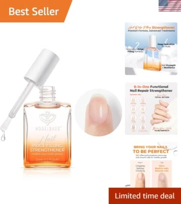 Relleno y capa base fortalecedora profesional Nail Ridge - Tratamiento 15 ml Foto 1 de 4