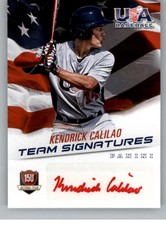 2015 Panini USA Baseball 15U National Team Signatures Red Ink Pick From List