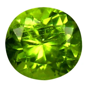 Espectacular piedra preciosa natural de peridoto verde Pakistán corte ovalado (7 x 6 mm) de 1,09 quilates - Imagen 1 de 1