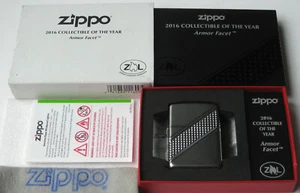 ZIPPO ZUVOR GESAMMELTES nicht benutzt ARMOR FACET Feuerzeug SAMMLERSTÜCK JAHR 16 - Bild 1 von 10
