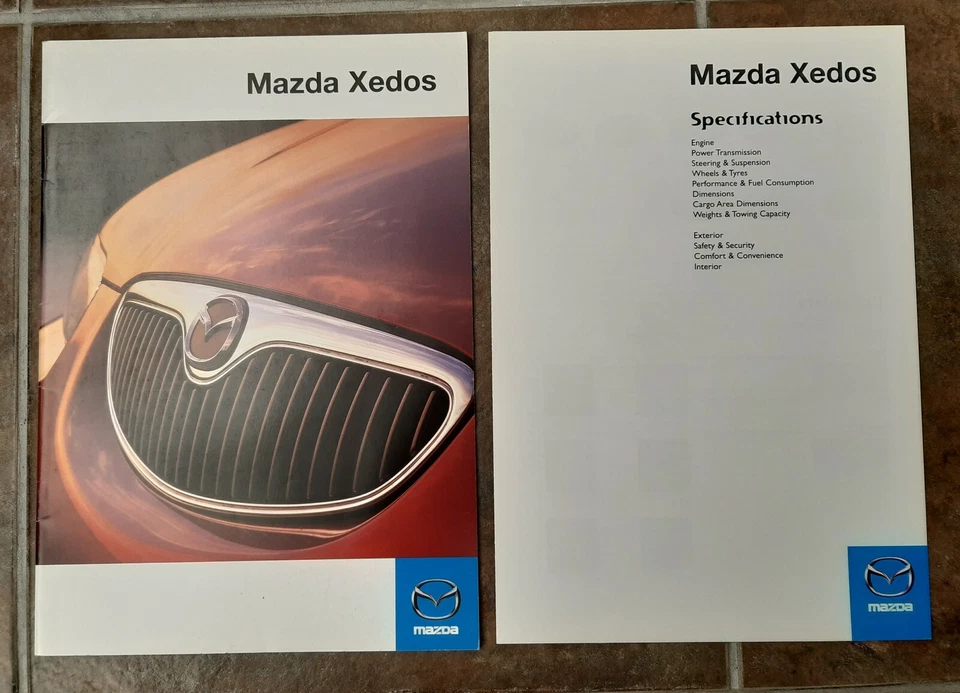 MAZDA XEDOS 6 & 9  Brochure  with specs 10/98 - Image 1 of 1