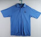 Cutter & Buck Valero Texas Open Mens Blue Polo Golf Shirt  Size Large Distressed