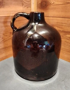 EIN 7 1/"" GROSS ANTIKES MINNESOTA STONEWARE 1/2 GAL. ALBANY ""GEMEINSAME"" WHISKEYKANNE - Bild 1 von 11