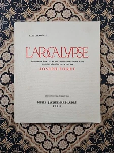 Joseph Foret L'APOCALYPSE Catalogue PB BOOK Paris (c) 1961 DALI Bernard Buffet - Picture 1 of 24