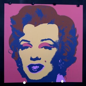 Andy Warhol - Marilyn Serie Serigraphien -1960's-Sunday B. Morning- #27- Yellow - Picture 1 of 6