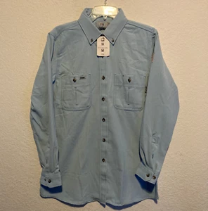 WOMEN's Tyndale FRMC Long Sleeve FR Button Down Shirt Flame Resistant Large NWT - Picture 1 of 9