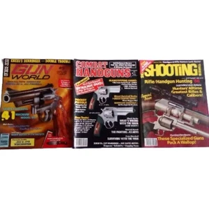 Gun Magazine Mix Lot Of Three - Picture 1 of 1