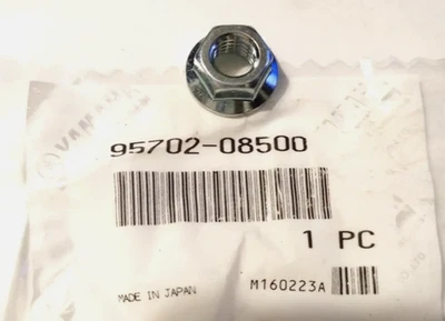 Yamaha YZ250 es genuina Yamaha NOS (Nuevo Stock Antiguo) tuerca de brida, número de pieza Foto 1 de 4