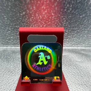 1990 Upper Deck #NNO Oakland Athletics Hologram Sticker - Picture 1 of 1