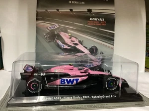 F1, ALPINE A523 PIERRE GASLY 2023 Bahrain GP    1/24 DIE CAST  nuova sigillata - Imagen 1 de 5