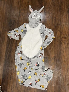 Costume Looney Tunes Bugs Bunny Body Suit Adulto Piccolo  - Foto 1 di 6