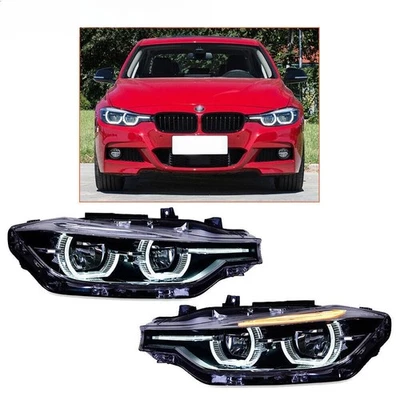For BMW 3Series F30 13-18 HID Projector LED DRL Replace OEM Headlight Assembly  - Image 1 of 4