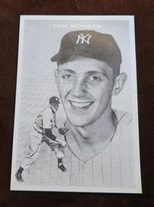1954 Topps Sports Illustrated Paper Card Insert Tom Morgan New York Yankees - Picture 1 of 2