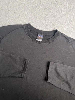 Suéter Patagonia Para Hombre XL Negro Capilene Expedition Elastizado Peso Top EE. UU. De Colección Foto 1 de 4