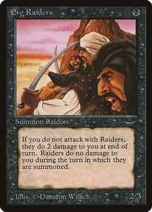 Erg Raiders (Variante B) 1x ARN MTG Arabian Nights Common Vintage NM black - Bild 1 von 1