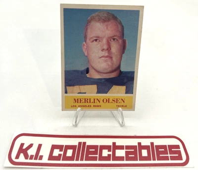 1964 Philadelphia #91 Merlin Olsen RC Rookie Card NICE - Image 1 of 3