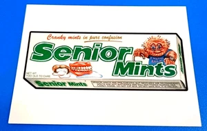 2018 Garbage Pail Kids The HORROR-IBLE "SENIOR MINTS" Trick Or Treat #9 - Picture 1 of 2