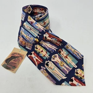 NEU MIT ETIKETT TOMMY BAHAMA SPRINGBREAK 100 % SEIDE KRAWATTE KRAWATTE HERRENMODE ACCESSOIRE BLAU HERREN - Bild 1 von 9