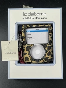 iPod Nano Liz Claiborne Wristlet Case Leopard Print 4GB 8GB Models - NEW NOS Vtg - Picture 1 of 4