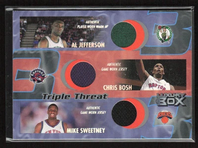 Al Jefferson Chris Bosh Sweetney 2004-05 Topps Luxury Box #TT-JBS Triple Threat - Image 1 of 2