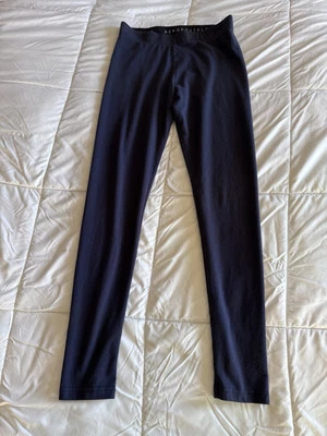 Aeropostale Women’s Leggings Size Medium Navy 28” Stretchy Mid Rise Waist EUC - Image 1 of 4
