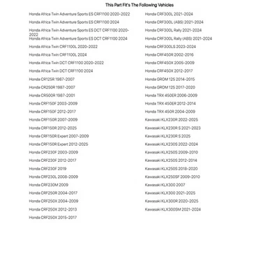 Вилка маслозаливной горловины Tusk черная для HONDA CRF230F 2003-2009, 2012-2017, 2019 - Изображение 1 из 4