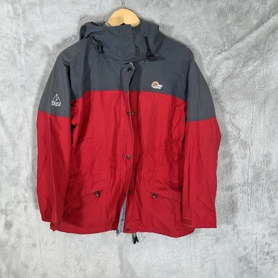 Chaqueta Lowe Alpine Triple Point para mujer pequeña roja y gris caminar senderismo al aire libre Foto 1 de 4
