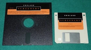 BORLAND SCREENERY DISK 1 FLOPPY DISK 1,44 MB + FLOPPY 5 1/4 RETROSOFTWARE - Picture 1 of 1
