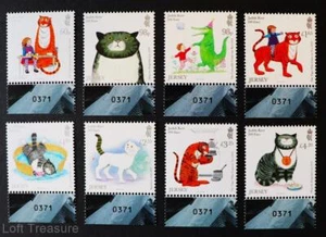 Jersey Stamps: "100th Anniversary - Judith Kerr Birth" MNH Selv 0371 8v Set 2023 - Picture 1 of 1