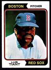 1974 Topps #167 Luis Tiant - Boston Red Sox - NM - ID100