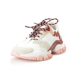Moncler Women's "LEAVE NO TRACE" Suede Leather Fashion Sneakers Shoes - Picture 1 of 8