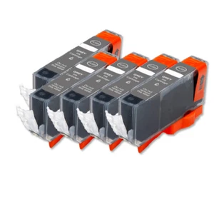 Paquete de 5 cartuchos de tinta gris + chip LED para CLI-221GY MP980 MP990 - Imagen 1 de 1