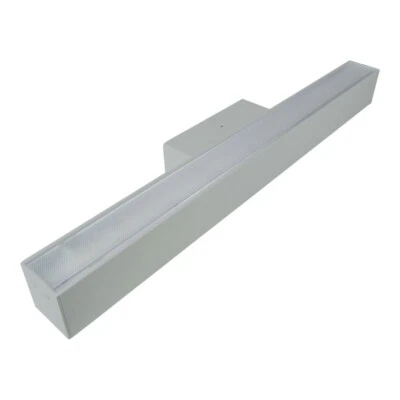 Lampada da parete LED lampada decorativa argento 565 mm 15 W 4000 K IP20 QUAL... - Immagine 1 di 2