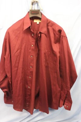 Camisa de vestir para hombre Croft & Barrow MANGA LARGA ROJA talla 16 1/2 34/35 clásica Foto 1 de 4