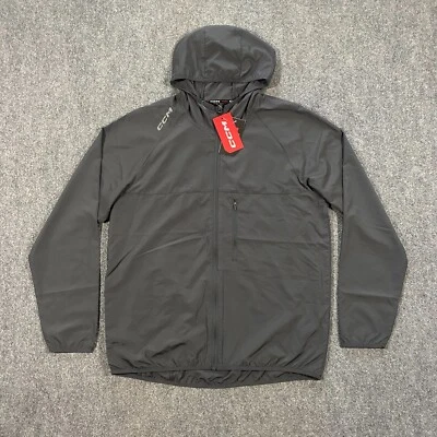 CCM хоккей обучение ветровка куртка мужская большой серый тактический классный легкий - Изображение 1 из 4